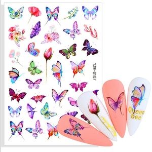 💌 BO/GO$6 Butterflies Nail Stickers